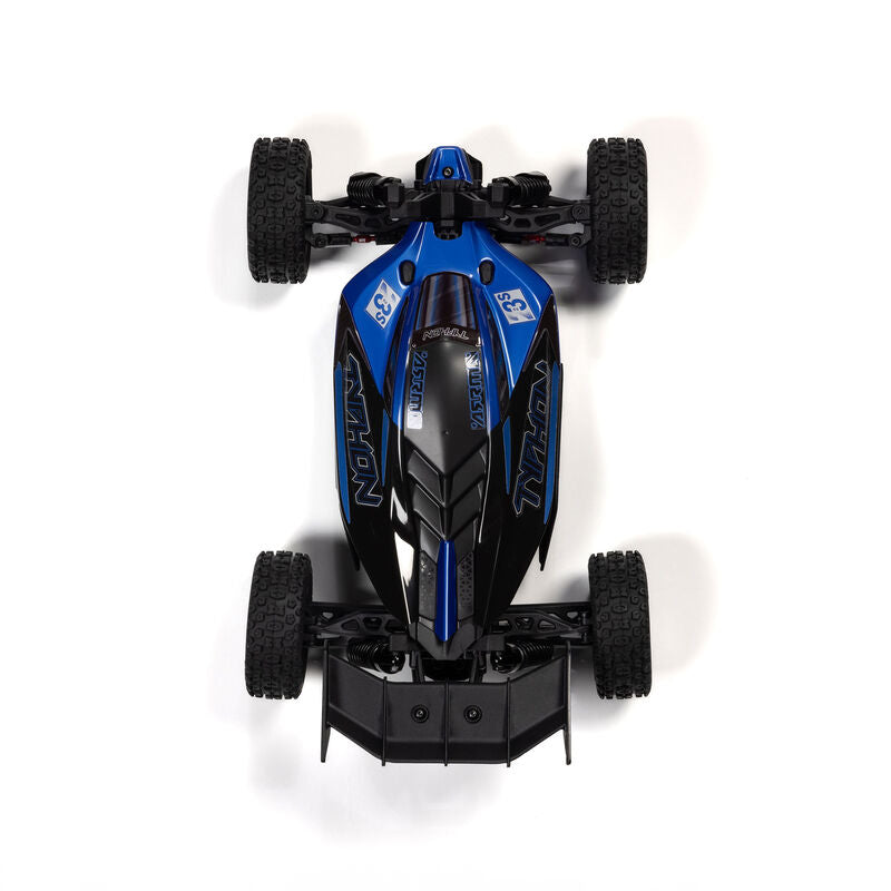 TYPHON GROM 223S BLX Brushless 4X4 Small Scale Buggy RTR with Battery & Charger, Blue OR Red